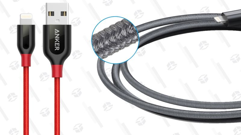 Anker Powerline+ Lightning Cable 6ft Gray | $10 | Amazon | Promo code ANKER985. Also works on red.Anker Powerline+ Lightning Cable 3ft Gray | $8 | Amazon | Promo code ANKER985. Also works on red.